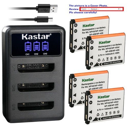 Kastar battery triple charger - battery,