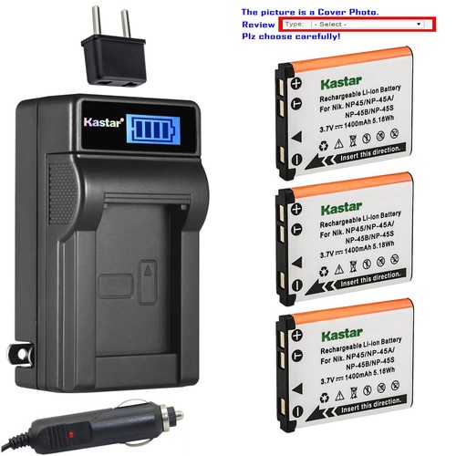 Kastar battery lcd charger - ac,