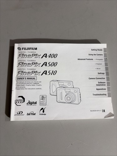 Fujifilm finepix a400 a500 - a400,