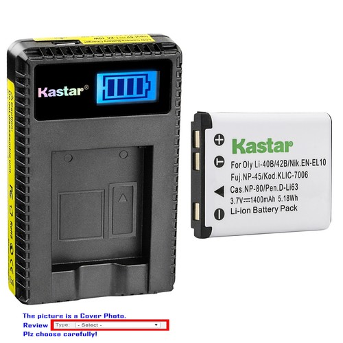 Kastar lcd charger battery for - kastar,